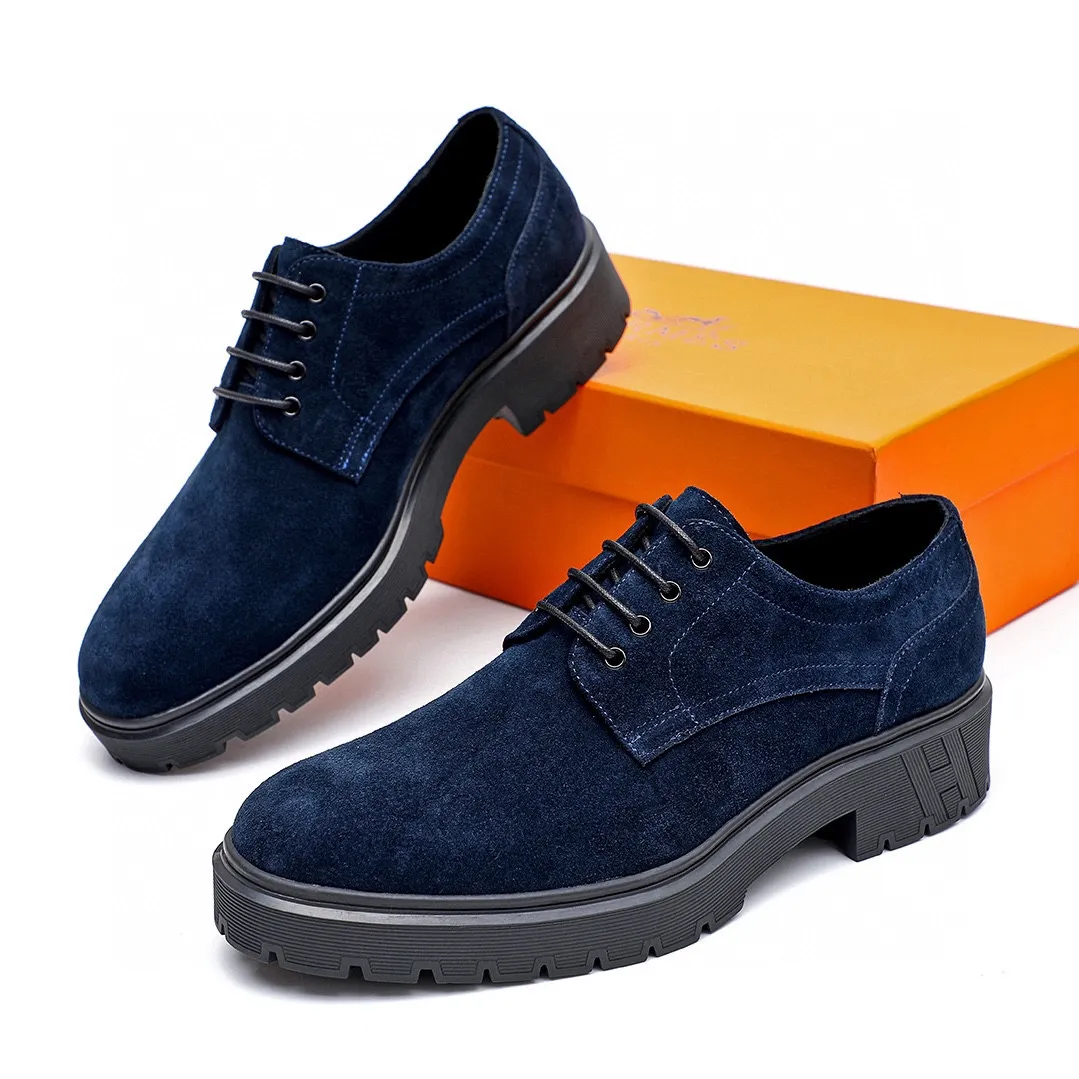 Men's shoes 💰700 💐[HERMES] popular men's shoes counter original items! The world's top brands...Luxury quality...//Fashion and high-end footwear 👍💪🏻...give you a low-key luxury comfort experience👍. The upper is made of pure Italian imported raw board frosted cowhide. Sweat-absorbent cowhide leather lining. Comfortable and breathable. The original rubber foam light outsole is high-end and classy. Luxurious and noble!! .. OEM factory shipment [Hug] stall.. Original plate. Welcome to taste..39-45 (38.45.46🉑️Customized)